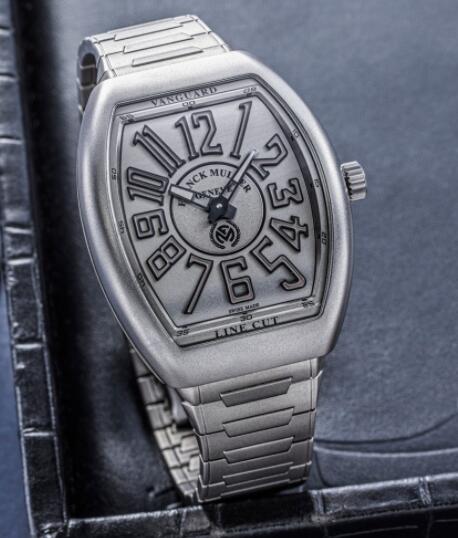 Review 2022 Franck Muller Vanguard Line Cut Replica Watch V 41 S AT REL LINE CUT - Click Image to Close